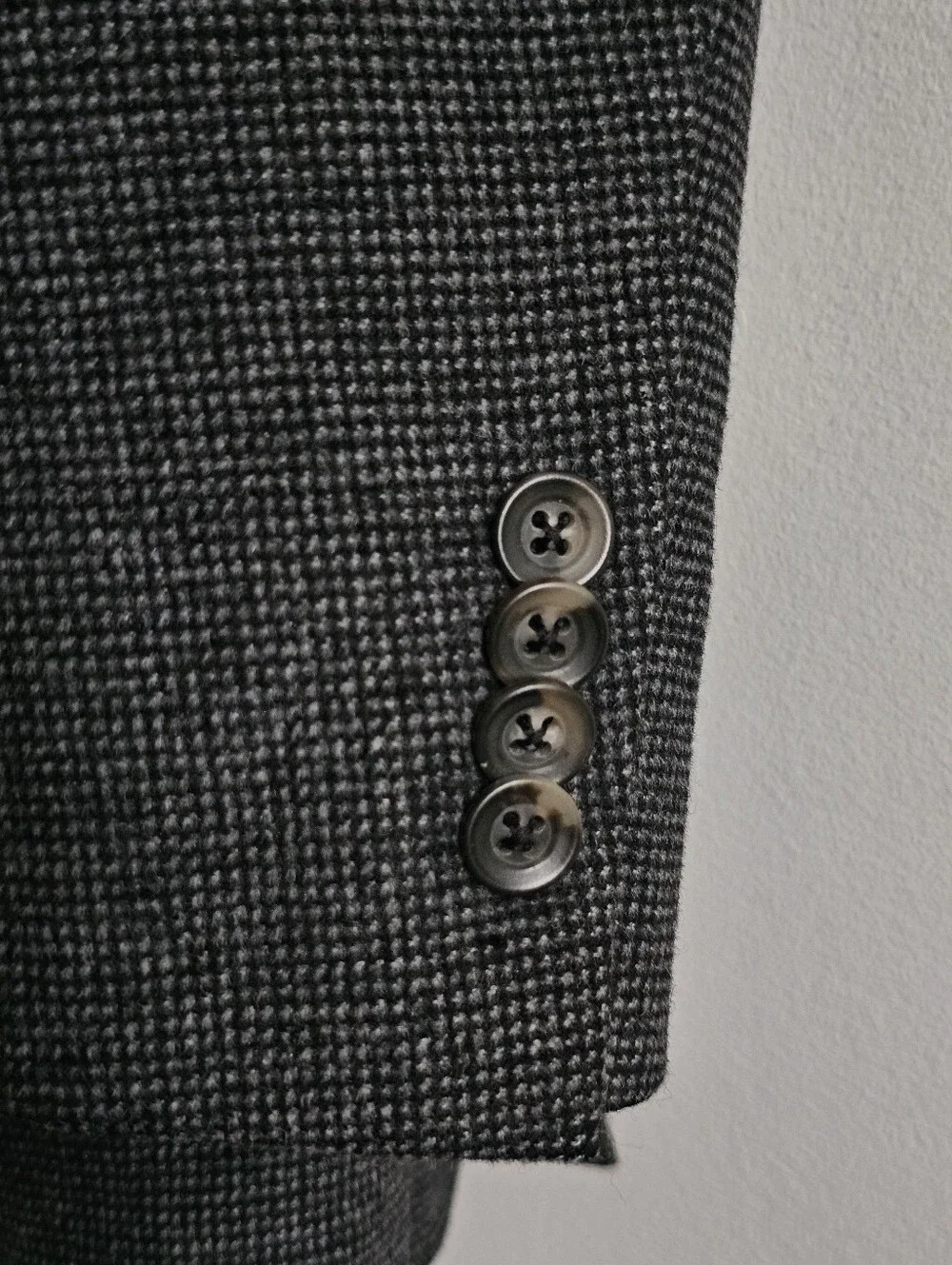 Jack Victor Collection 43L Ivanwood Sport Coat Wool Silk Cashmere Gray Blazer